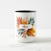 Waterverf herfst Herfst kleur bladeren Mok (Midden)