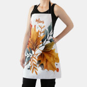 Waterverf herfst Herfst kleur bladeren Schort (Insitu)