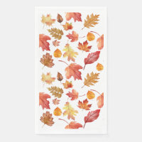 Waterverf herfst herfst laat naadloos patroon
