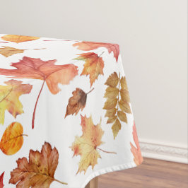 Waterverf herfst herfst laat naadloos patroon tafelkleed