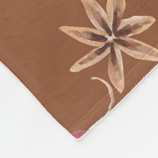 Waterverf herfst Herfst Thanksgiving Fleece Deken (Hoek)