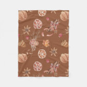 Waterverf herfst Herfst Thanksgiving Fleece Deken (Voorkant)