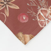 Waterverf herfst Herfst Thanksgiving Fleece Deken (Hoek)