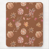 Waterverf herfst Herfst Thanksgiving Muismat (Voorkant)