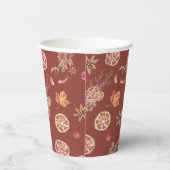 Waterverf herfst Herfst Thanksgiving Papieren Bekers (Rechts)