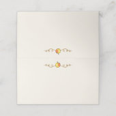 Waterverf Herfst Herfst Thanksgiving Plaatskaartje (Buitenkant ongevouwen)