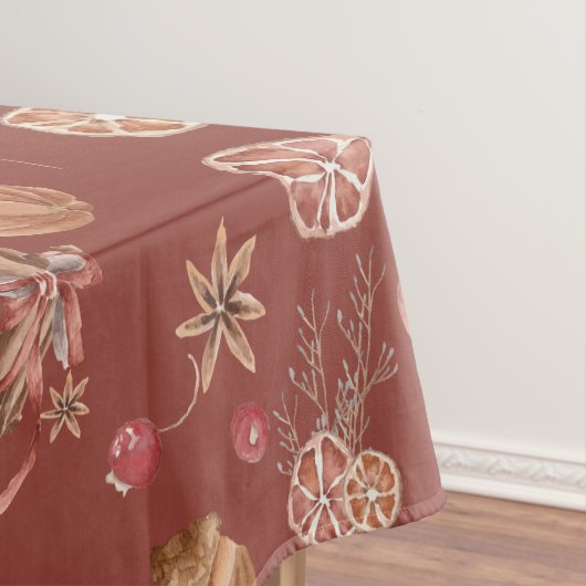 Waterverf herfst Herfst Thanksgiving Tafelkleed (Voorbeeld)