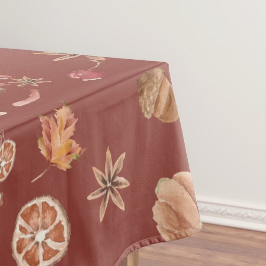 Waterverf herfst Herfst Thanksgiving Tafelkleed (Voorbeeld)