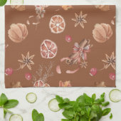 Waterverf herfst Herfst Thanksgiving Theedoek (Gevouwen)