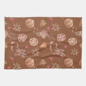 Waterverf herfst Herfst Thanksgiving Theedoek (Horizontaal)