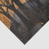 Waterverf Herfst Herfst Vleermuizen Decoupage Tissuepapier (Detail)