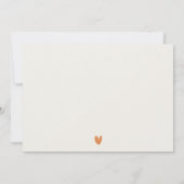 Waterverf Herfst herfstlandschap bruiloft details Bedankkaart (Achterkant)