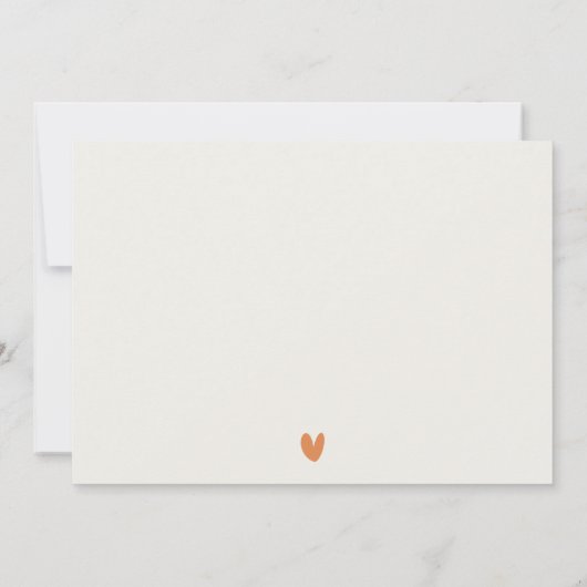 Waterverf Herfst herfstlandschap bruiloft details Bedankkaart (Achterkant)