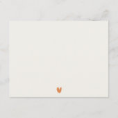 Waterverf Herfst herfstlandschap bruiloft details Informatiekaartje (Achterkant)