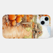  WATERVERF HERFST HERFSTSCHUUR & POMPOENEN Case-Mate iPhone CASE (Achterkant (horizontaal))