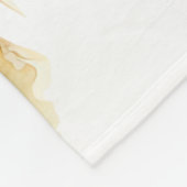 Waterverf Herfst Hondenontwerp- Duitse aanwijzer Fleece Deken (Hoek)