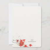 Waterverf Herfst krans Kaart (Achterkant)