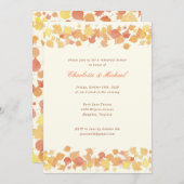 Waterverf herfst laat repetitie uitnodigen kaart (Voorkant / Achterkant)