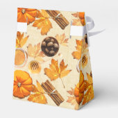 Waterverf herfst Magische Scents Monogram Bedankdoosjes (Achterkant)