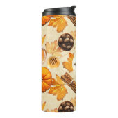 Waterverf herfst Magische  Scents Monogram Thermosbeker (Gedraaid links)