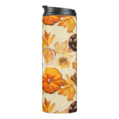 Waterverf herfst Magische  Scents Monogram Thermosbeker (Geroteerd rechts)