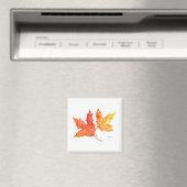 Waterverf herfst magneet (Insitu (Vaatwasser))