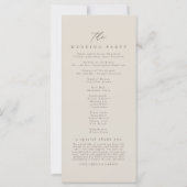 Waterverf Herfst Mountain Order of Events Programm (Achterkant)