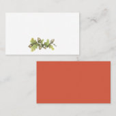 Waterverf Herfst najaar Thanksgiving afvalolie Plaatskaartje (Voorkant / Achterkant)