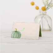 Waterverf Herfst najaar Thanksgiving Pumpkin Plaatskaartje (Achterkant)