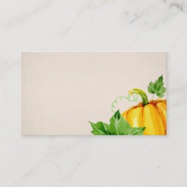 Waterverf Herfst najaar Thanksgiving Pumpkin Plaatskaartje