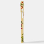 Waterverf Herfst Natuur Cranberry Pattern iPhone Hoesje (Linkerkant)