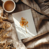 Waterverf herfst Natuur geïnspireerd bruiloft Kaart