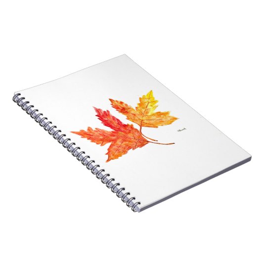 Waterverf herfst notitieboek (Rechterzijde)