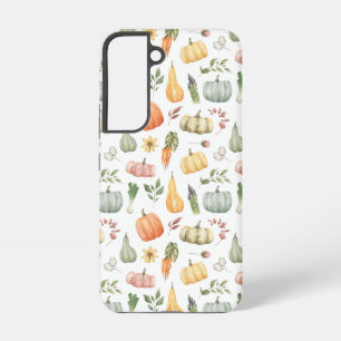 Waterverf herfst oogstpatroon samsung galaxy hoesje