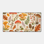 Waterverf Herfst Paddenstoel Patroon Bureaumat (Voorkant)