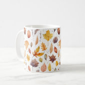 Waterverf Herfst Pattern Koffiemok (Voorkant links)