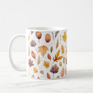 Waterverf Herfst Pattern Koffiemok