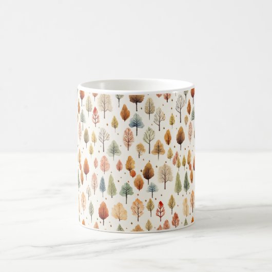 Waterverf Herfst Pattern Koffiemok (Center)