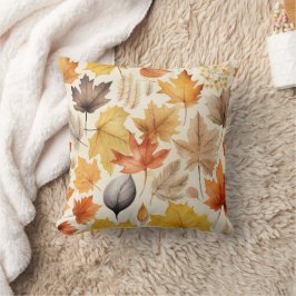 Waterverf Herfst Pattern Kussen