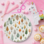 Waterverf Herfst Pattern Papieren Bordje (Feest)