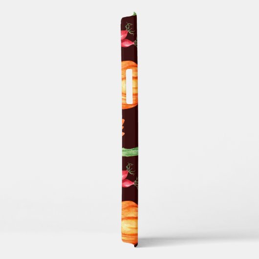 Waterverf herfst pompoen bloemmotief Case-Mate iPhone case (Achterkant / Rechts)