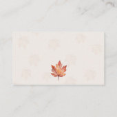 Waterverf Herfst Pompoen Luier Raffle Informatiekaartje (Achterkant)