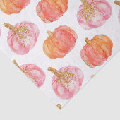 Waterverf Herfst Pompoen Patroon Herfst Decoupage Tissuepapier (Detail)