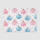 Waterverf Herfst Pompoen Patroon Herfst Decoupage Tissuepapier (Voorkant)