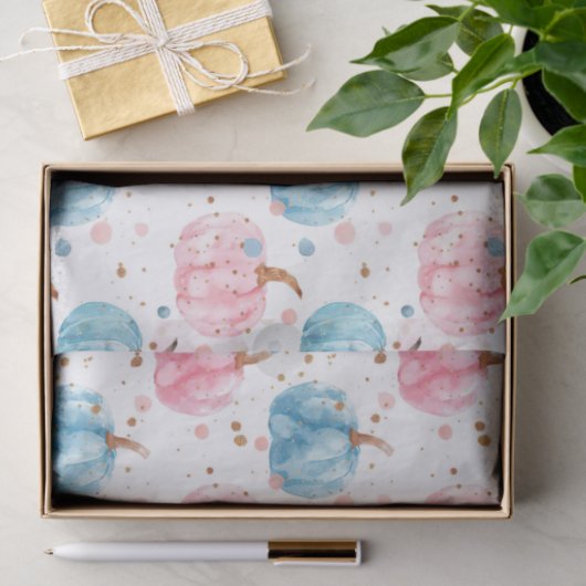 Waterverf Herfst Pompoen Patroon Herfst Decoupage Tissuepapier (Geschenk)