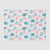 Waterverf Herfst Pompoen Patroon Herfst Decoupage Tissuepapier (Voorkant)