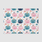 Waterverf Herfst Pompoen Patroon Herfst Decoupage Tissuepapier (Voorkant)