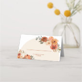 Waterverf Herfst pompoen verbrande Oranje herfst b Plaatskaartje (Voorkant)