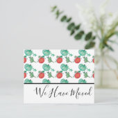 Waterverf Herfst Pumpkin Patch Post Kaart (Staand voorkant)