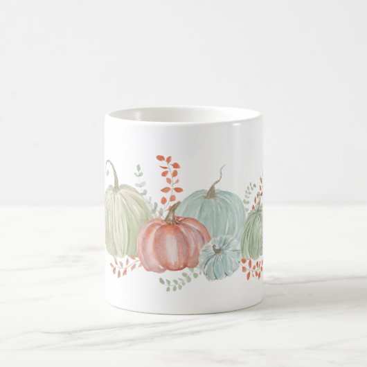Waterverf Herfst Pumpkins Koffiemok (Center)